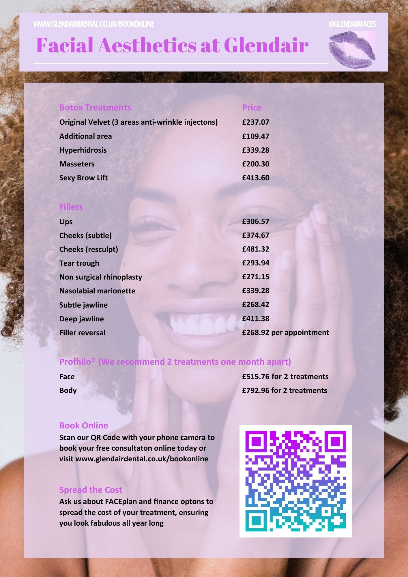 Glendair Dental Face And Beauty Treatments Facial Aesthetics at Glendair