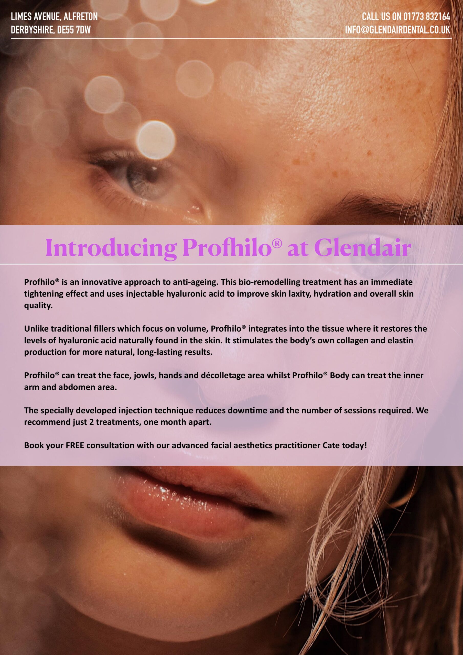 Glendair Dental Face And Beauty Treatments facial_aesthetics_page_ price list